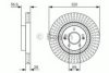 BOSCH 0 986 479 V16 Brake Disc